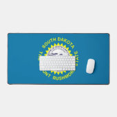 Desk Mat with flag of South Dakota, USA (Keyboard & Muis)