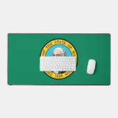 Desk Mat with flag of Washington State (Keyboard & Muis)