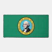 Desk Mat with flag of Washington State (Voorkant)