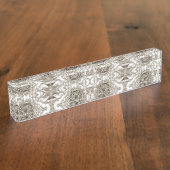 Desk Naambordje (Zijkant)