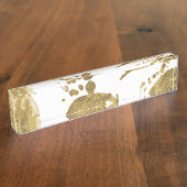 Desk Naambordje (Zijkant)