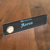 Desk Name Bord Aaron Naambordje (Zijkant)