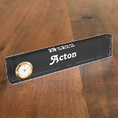 Desk Name Bord Acton Naambordje (Zijkant)