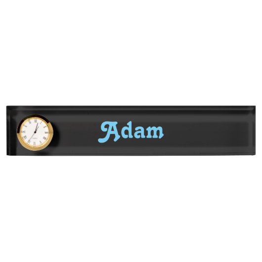 Desk Name Bord Adam Naambordje (Voorkant)