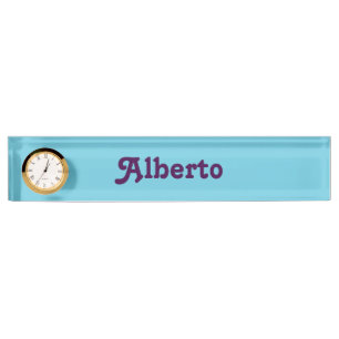 Desk Name Bord Alberto Naambordje