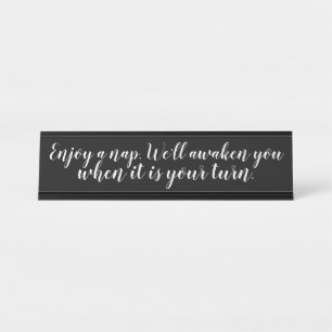 Desk Name Bord Bureau Naambordje