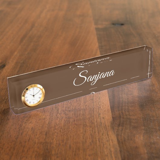 Desk Name Bord Naambordje (Zijkant)