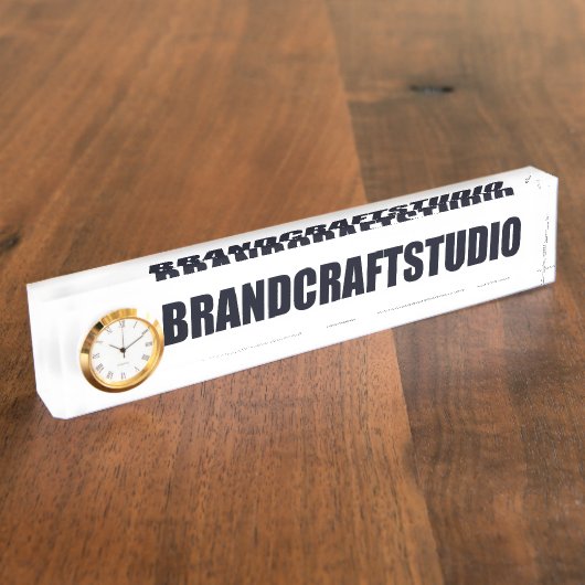 Desk Name Bord Naambordje (Zijkant)