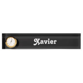 Desk Name Bord Xavier Naambordje (Voorkant)