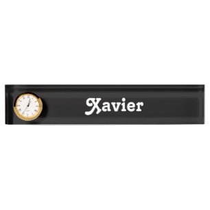 Desk Name Bord Xavier Naambordje