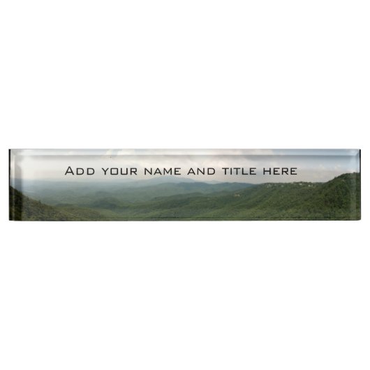 Desk Name plate Bgloing Rock, NC Naambordje (Voorkant)