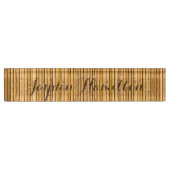 Desk Name plate - HAMbyWhiteGlove - Bamboo Naambordje (Voorkant)