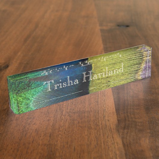 Desk Name plate - HAMbyWhiteGlove - Veer Naambordje (Zijkant)