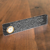 Desk Nameplate Naambordje (Zijkant)
