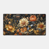 Desk pad, hommels en wilde bloemen gepersonaliseer bureaumat (Voorkant)