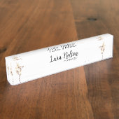 Desk Plaque - Gepersonaliseerde Acryl Naam Bord vo Naambordje (Zijkant)