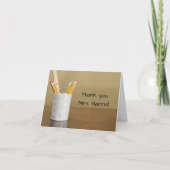 Desk Teacher Appreciation Day Bedankkaart (Voorkant)