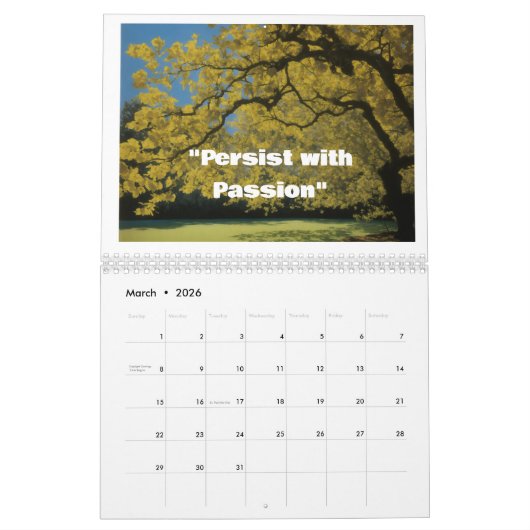 Desktop kalender 2025 natuur uitzicht (Mar 2026)