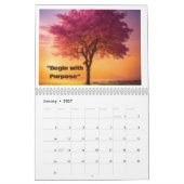 Desktop kalender 2025 natuur uitzicht (Jan 2027)