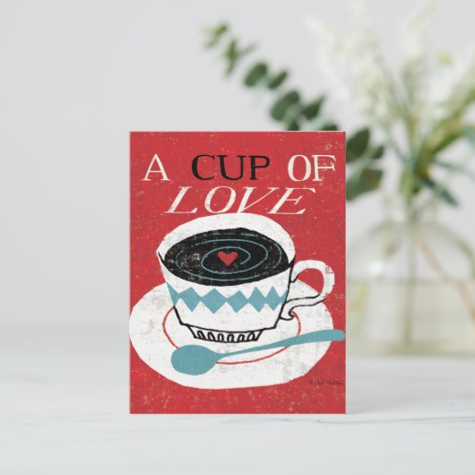  desktop - Koffie Briefkaart (Staand voorkant)