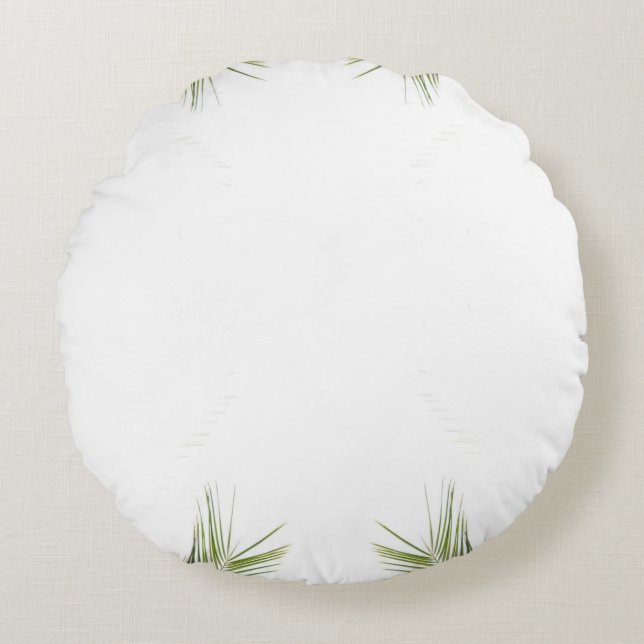 Desktop leaf tree nature rond kussen (Voorkant)