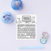 Desktop-, papier- en kantoorbenodigdheden, Station Flyer (Enkel)