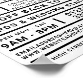 Desktop-, papier- en kantoorbenodigdheden, Station Poster (Hoek)