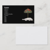 Desktop Sun Lamp Profile Card Visitekaartje (Voorkant / Achterkant)