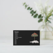 Desktop Sun Lamp Profile Card Visitekaartje (Staand voorkant)