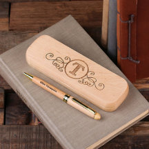Desktop Wooden Hoesje en pen