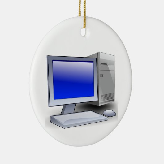 Desktopcomputer Keramisch Ornament (Rechts)
