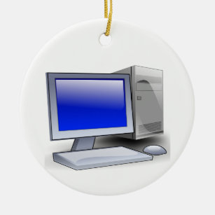 Desktopcomputer Keramisch Ornament