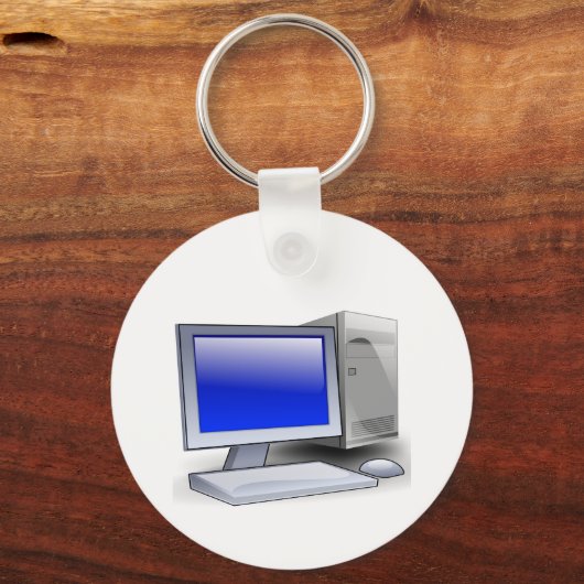 Desktopcomputer Sleutelhanger (Voorkant)