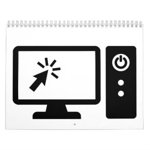 Desktopcomputerscherm Kalender