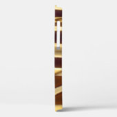 Desktoppatroon abstract goud Case-Mate iPhone case (Achterkant / Links)