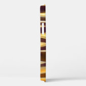 Desktoppatroon abstract goud Case-Mate iPhone case (Achterkant / Rechts)