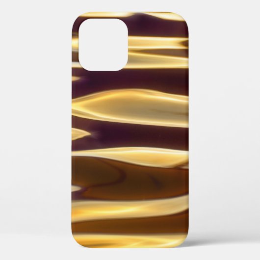 Desktoppatroon abstract goud Case-Mate iPhone case (Achterkant)