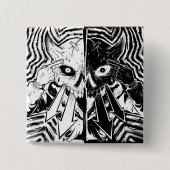 DesktopTelepathy Vierkante Button 5,1 Cm (Voorkant)