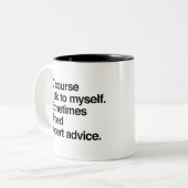 Deskundig advies tweekleurige koffiemok (Voorkant links)