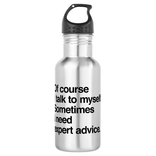 Deskundig advies waterfles  (Voorkant)