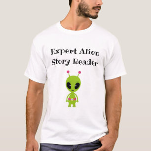 Deskundige Alien Story Reader - schattig voor lera T-shirt