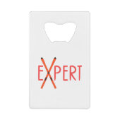 Deskundige Creditkaart Flessenopener (Voorkant)