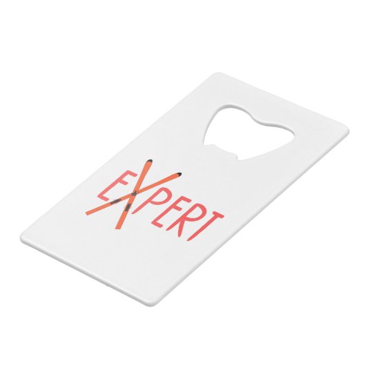 Deskundige Creditkaart Flessenopener (Achterkant Gekanteld)