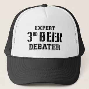 Deskundige derde bier debater trucker pet