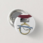 Deskundige machine Gunner-medaille-knop Ronde Button 3,2 Cm (Voorkant /achterkant)