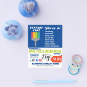 Deskundige Marine Schilder- en Decoratiediensten Flyer (Enkel)