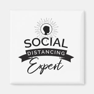 Deskundige Sociale Afstandhouding Magneet