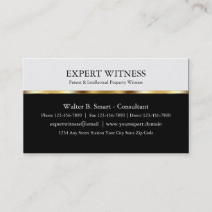 Deskundige Visitekaartjes voor getuigen