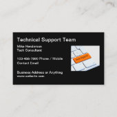 Deskundige Visitekaartjes voor technische support (Voorkant)