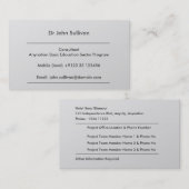 Deskundige voor ontwikkeling visitekaartje (Voorkant / Achterkant)